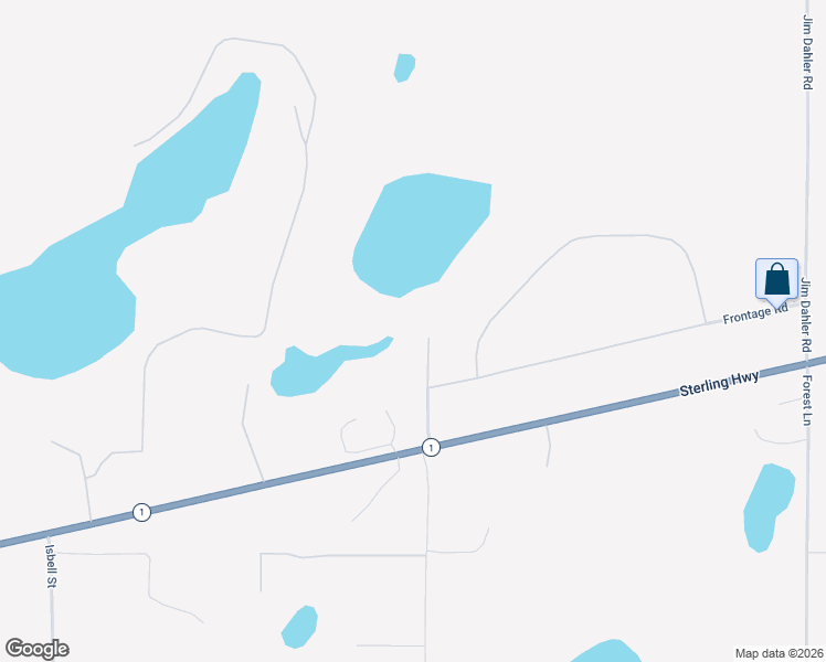 map of restaurants, bars, coffee shops, grocery stores, and more near 36243 Schultz Street in Soldotna