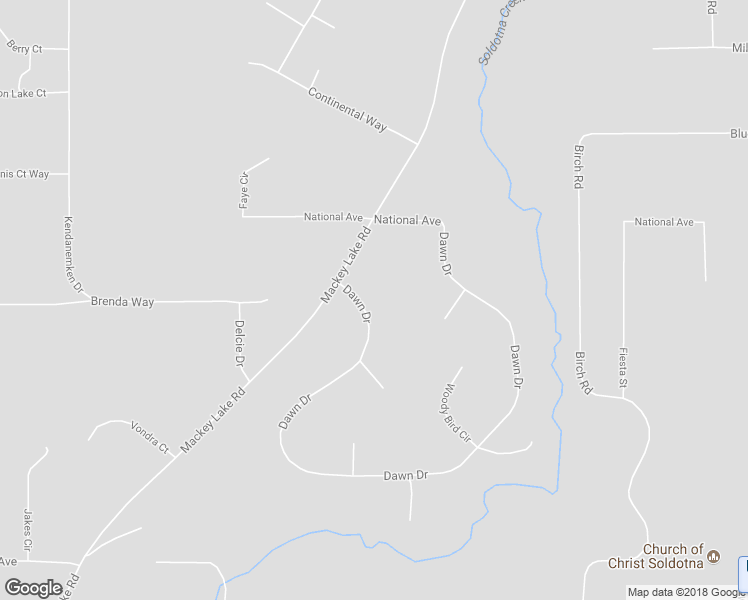 map of restaurants, bars, coffee shops, grocery stores, and more near 35799 Dawn Drive in Soldotna