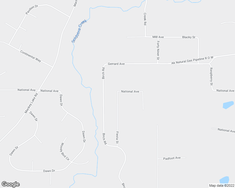 map of restaurants, bars, coffee shops, grocery stores, and more near 36484 Fiesta Street in Soldotna