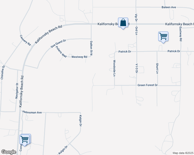 map of restaurants, bars, coffee shops, grocery stores, and more near 36800 Westway Road in Kenai