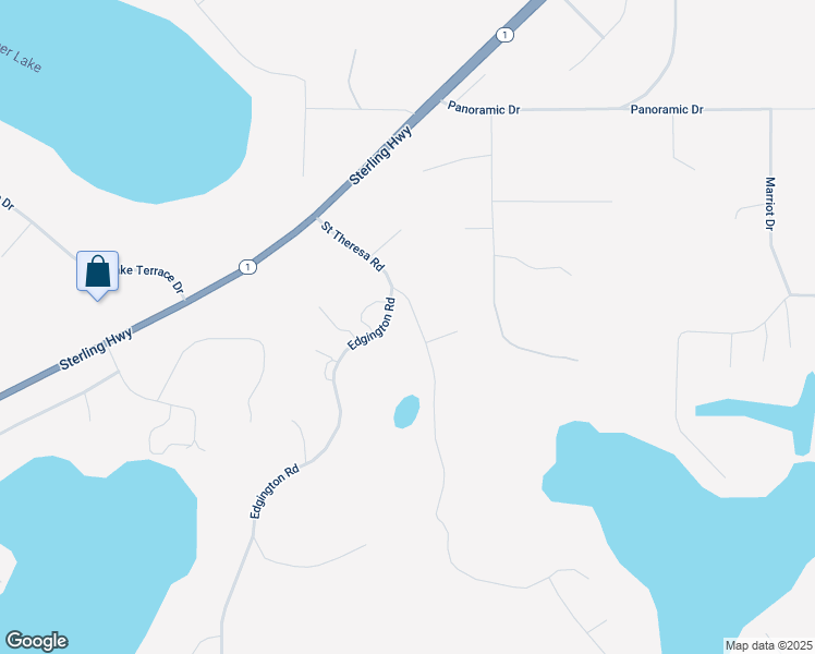 map of restaurants, bars, coffee shops, grocery stores, and more near 36777 Saint Theresa Road in Soldotna