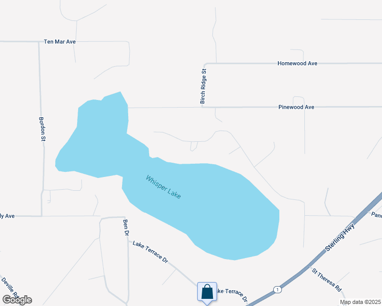 map of restaurants, bars, coffee shops, grocery stores, and more near 37190 Aspenwood Court in Soldotna