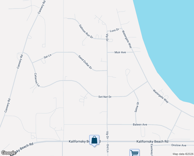 map of restaurants, bars, coffee shops, grocery stores, and more near 840 Set Net Drive in Kenai