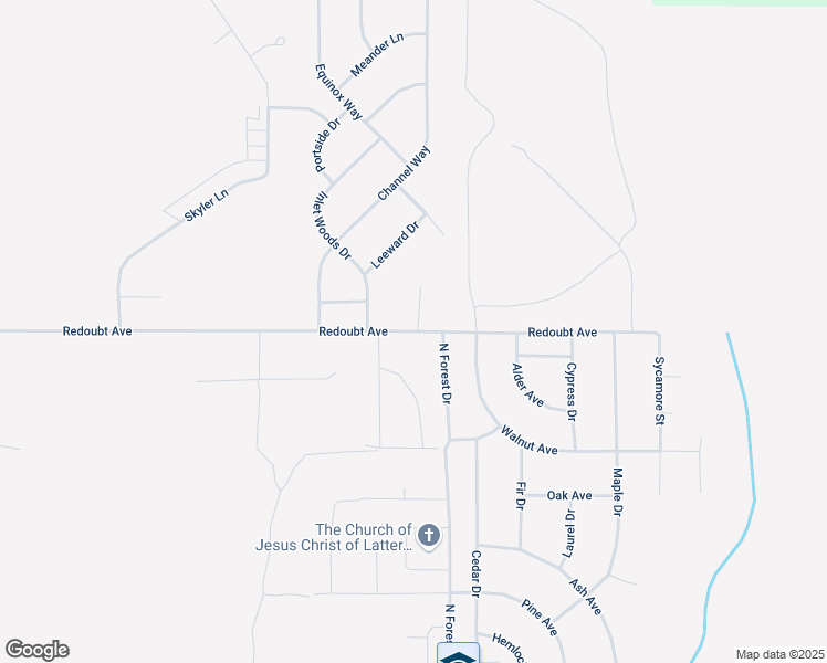 map of restaurants, bars, coffee shops, grocery stores, and more near 1550 Redoubt Avenue in Kenai