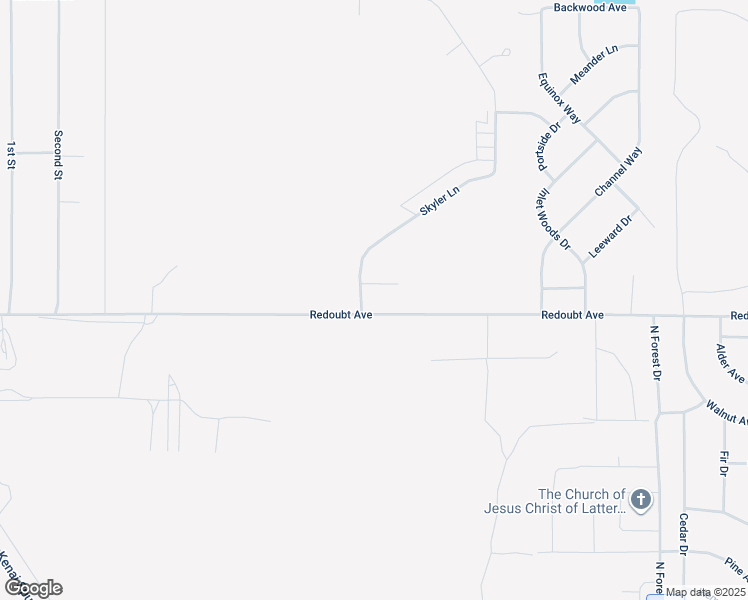 map of restaurants, bars, coffee shops, grocery stores, and more near 1748 Redoubt Avenue in Kenai