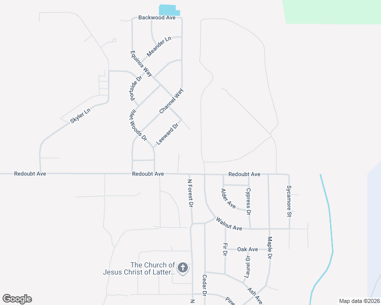 map of restaurants, bars, coffee shops, grocery stores, and more near 735 North Forest Drive in Kenai
