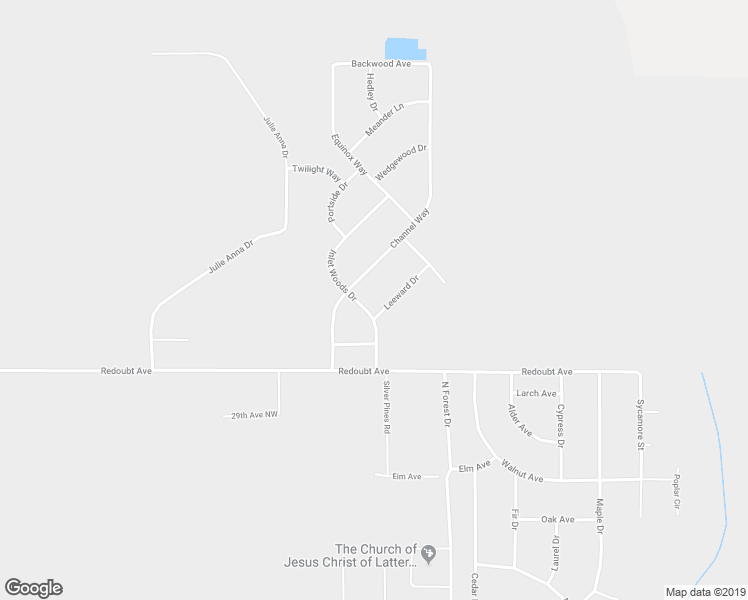 map of restaurants, bars, coffee shops, grocery stores, and more near 1006 Channel Way in Kenai