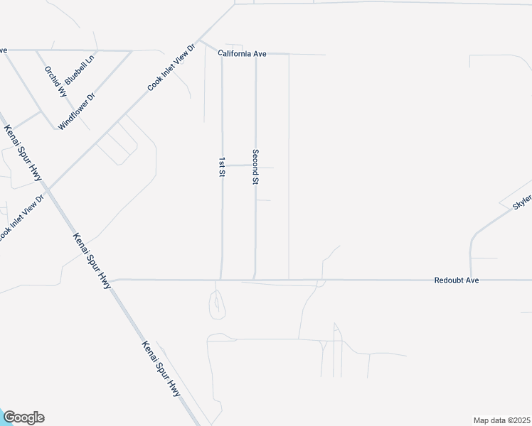 map of restaurants, bars, coffee shops, grocery stores, and more near 1007 1st Street in Kenai
