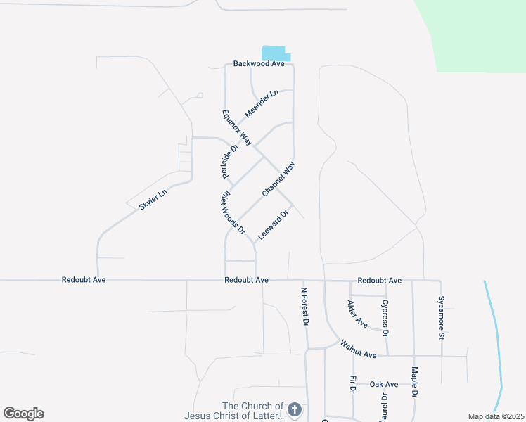 map of restaurants, bars, coffee shops, grocery stores, and more near 1006 Channel Way in Kenai