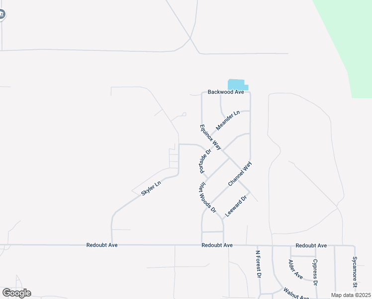 map of restaurants, bars, coffee shops, grocery stores, and more near 1605 Twilight Way in Kenai