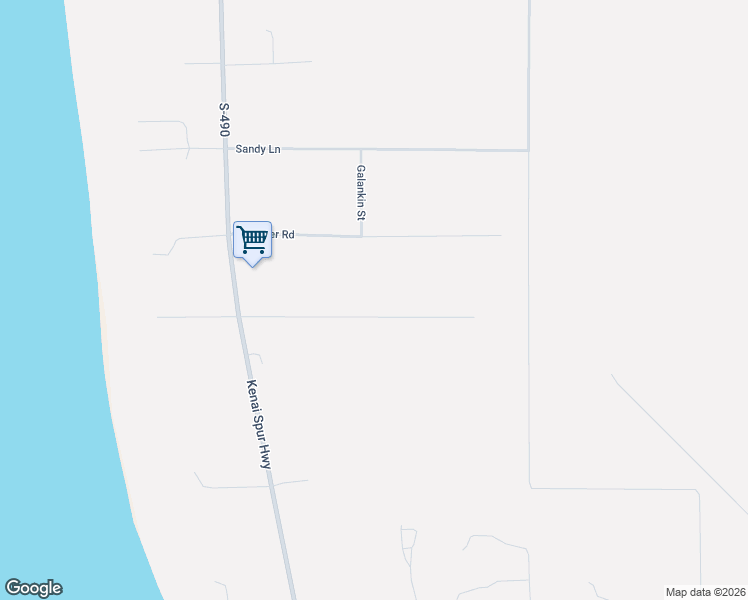 map of restaurants, bars, coffee shops, grocery stores, and more near 42524 Galankin Street in Kenai
