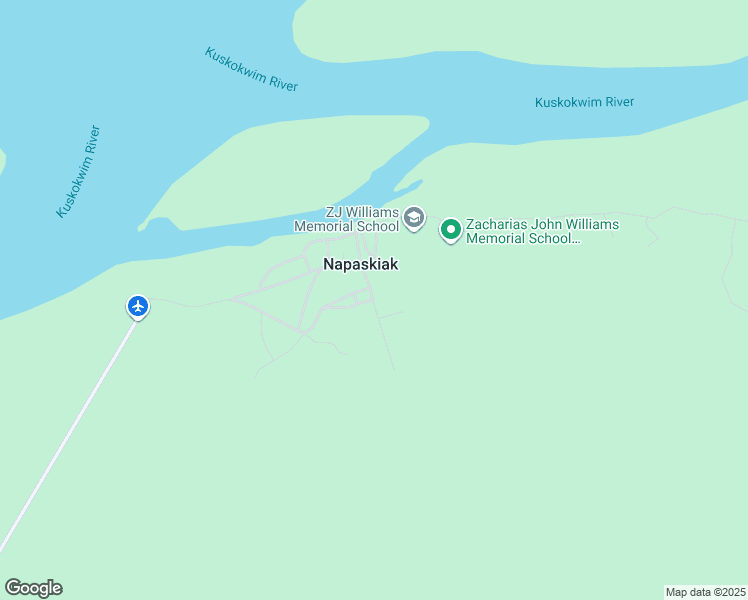 map of restaurants, bars, coffee shops, grocery stores, and more near Dump Road in Napaskiak