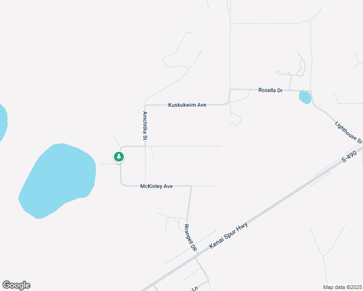map of restaurants, bars, coffee shops, grocery stores, and more near 57305 Mentasta Avenue in Kenai