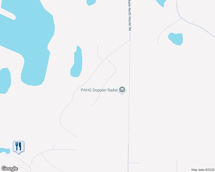 map of restaurants, bars, coffee shops, grocery stores, and more near 51535 Blockade Glacier Road in Kenai