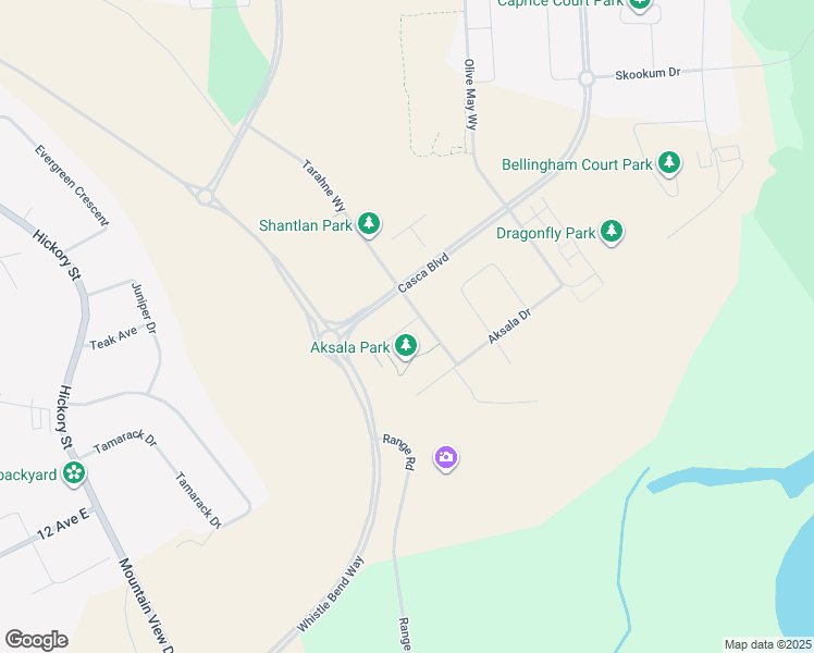 map of restaurants, bars, coffee shops, grocery stores, and more near Atlin Place in Whitehorse