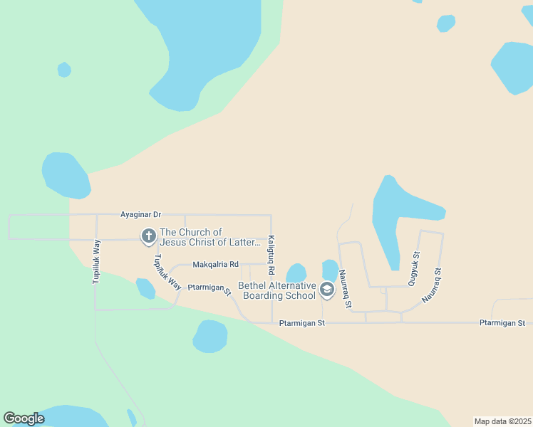 map of restaurants, bars, coffee shops, grocery stores, and more near 944-9436 Ayaginar Drive in Bethel