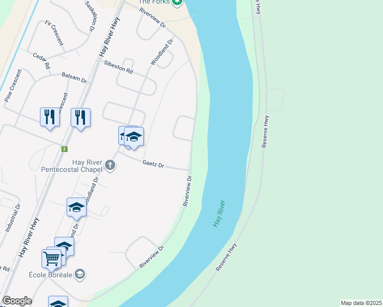 Riverview Drive, Hay River NT Walk Score