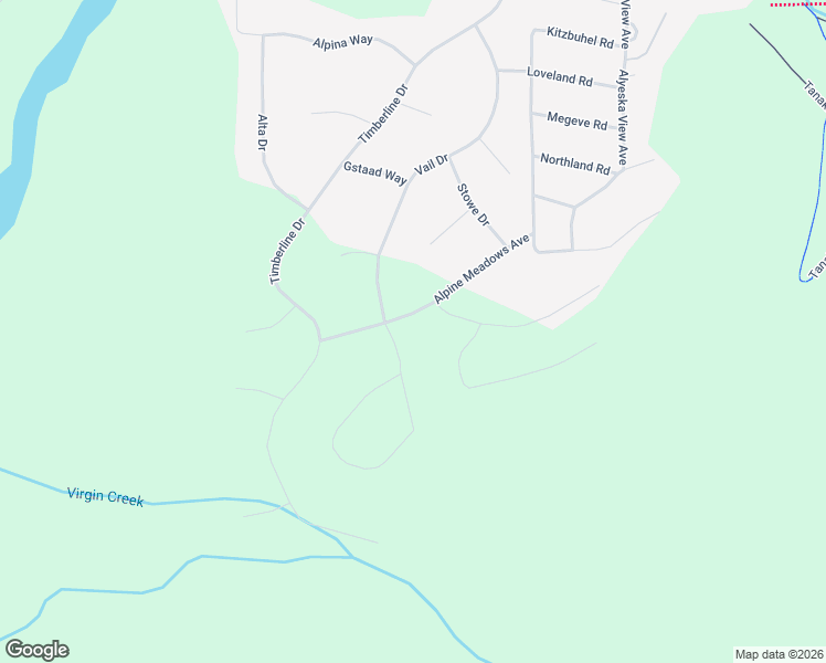 map of restaurants, bars, coffee shops, grocery stores, and more near 216 Alpine Meadows Avenue in Anchorage