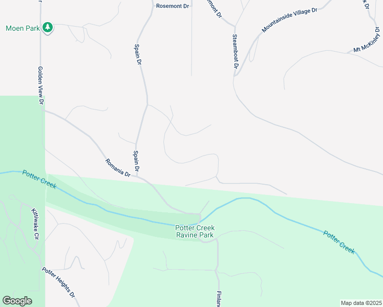map of restaurants, bars, coffee shops, grocery stores, and more near 18227 Norway Drive in Anchorage