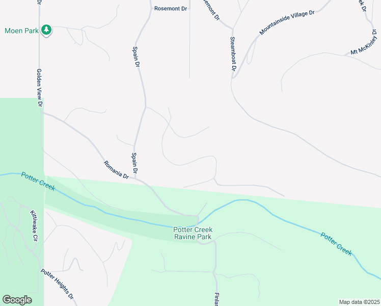 map of restaurants, bars, coffee shops, grocery stores, and more near 18227 Norway Drive in Anchorage