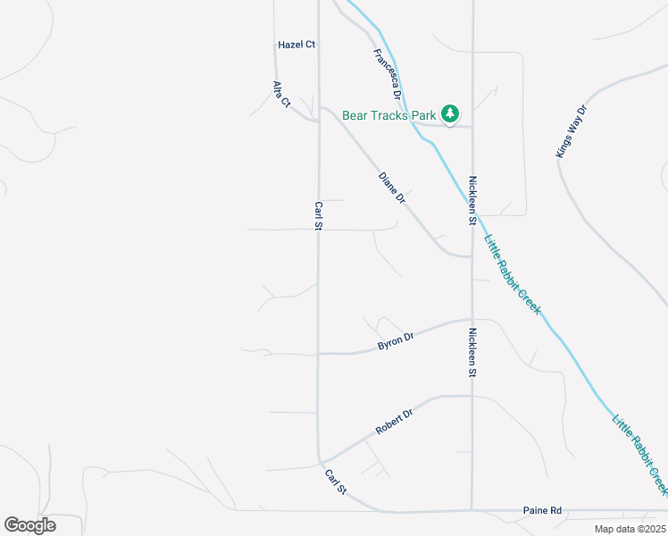 map of restaurants, bars, coffee shops, grocery stores, and more near 16545 Carl Street in Anchorage