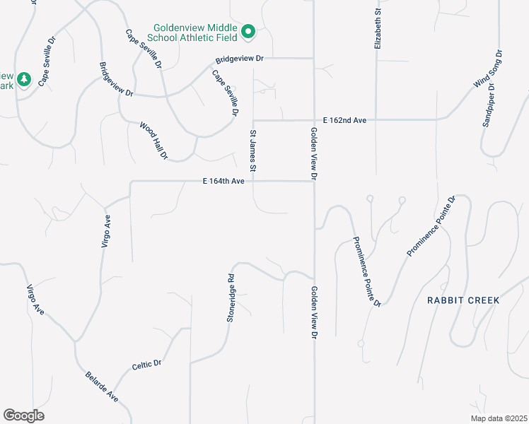 map of restaurants, bars, coffee shops, grocery stores, and more near Saint James Circle in Anchorage