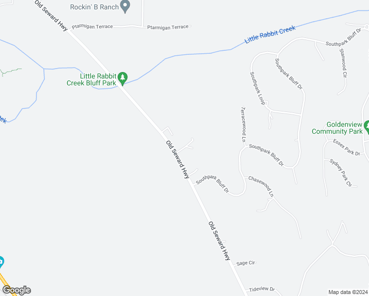 map of restaurants, bars, coffee shops, grocery stores, and more near 16113 Windjammer Circle in Anchorage