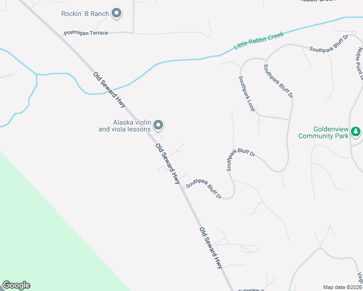 map of restaurants, bars, coffee shops, grocery stores, and more near 16031 Hyannis Circle in Anchorage