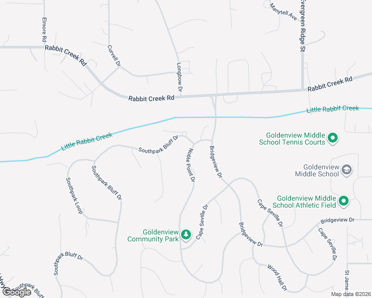map of restaurants, bars, coffee shops, grocery stores, and more near 15646 Noble Point Drive in Anchorage