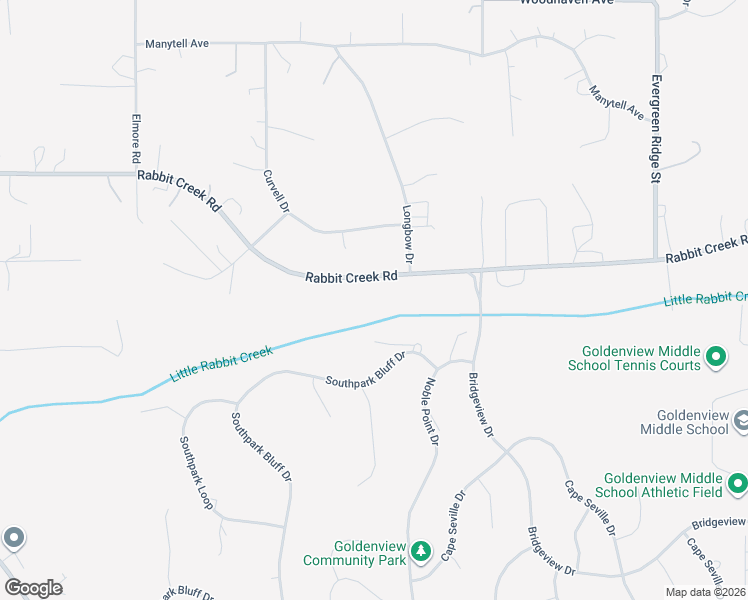 map of restaurants, bars, coffee shops, grocery stores, and more near 4831 Southpark Bluff Drive in Anchorage