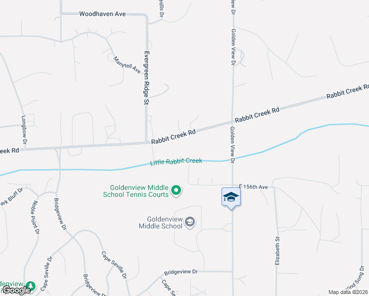 map of restaurants, bars, coffee shops, grocery stores, and more near 5600 Rabbit Creek Road in Anchorage