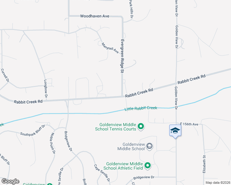 map of restaurants, bars, coffee shops, grocery stores, and more near 5301 Rabbit Creek Road in Anchorage