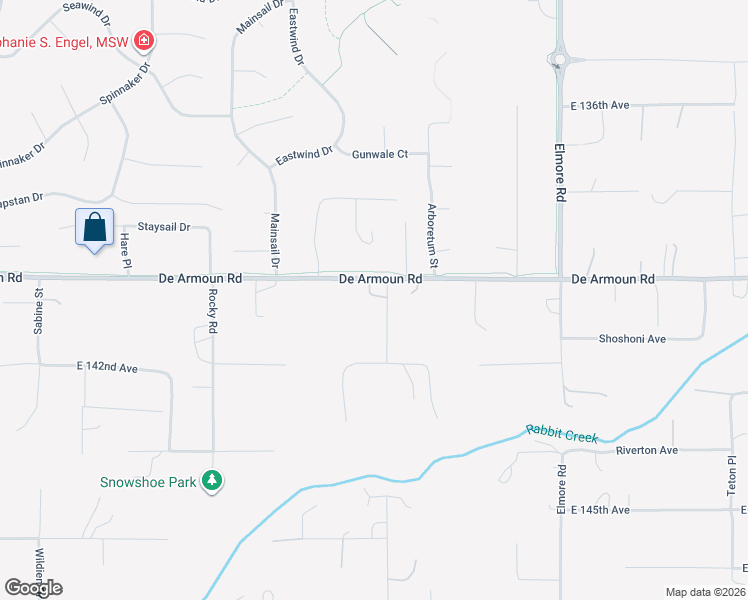 map of restaurants, bars, coffee shops, grocery stores, and more near 3700 Thunder Road in Anchorage