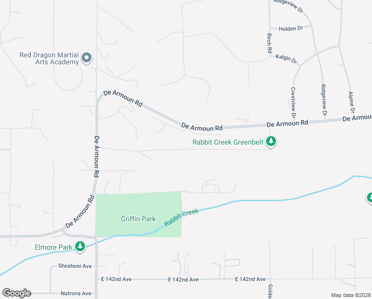 map of restaurants, bars, coffee shops, grocery stores, and more near 5400 De Armoun Road in Anchorage