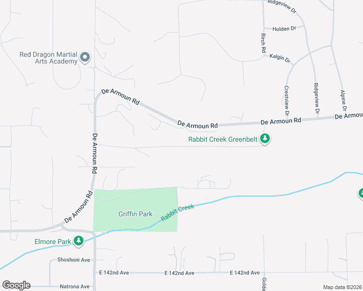 map of restaurants, bars, coffee shops, grocery stores, and more near 5400 De Armoun Road in Anchorage