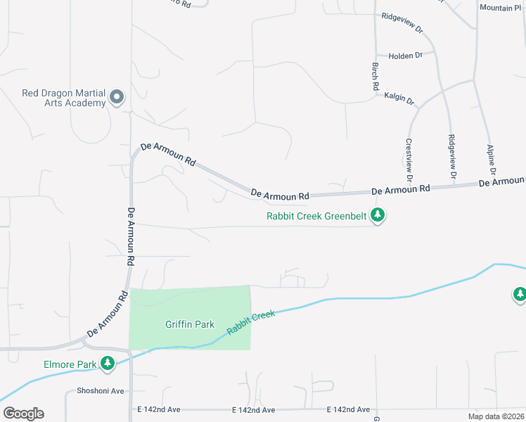 map of restaurants, bars, coffee shops, grocery stores, and more near 5400 De Armoun Road in Anchorage