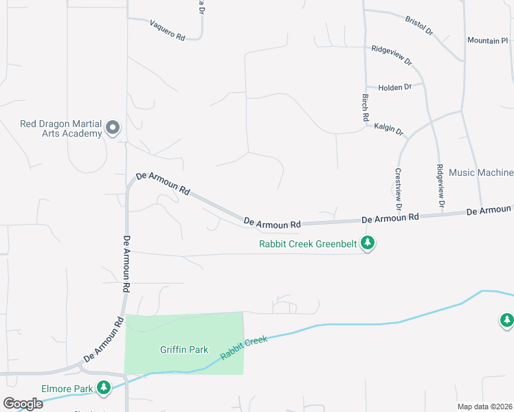 map of restaurants, bars, coffee shops, grocery stores, and more near 5415 De Armoun Road in Anchorage
