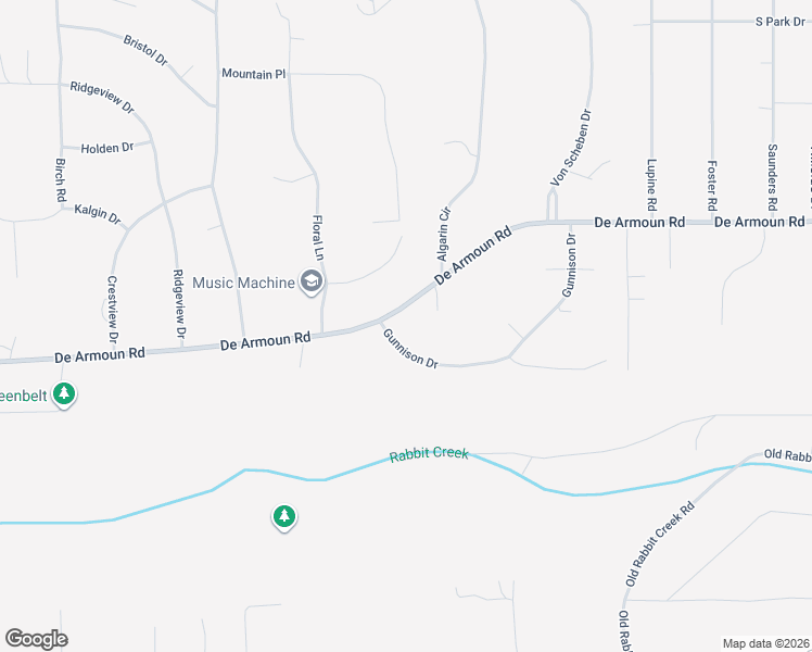 map of restaurants, bars, coffee shops, grocery stores, and more near 6520 Gunnison Drive in Anchorage