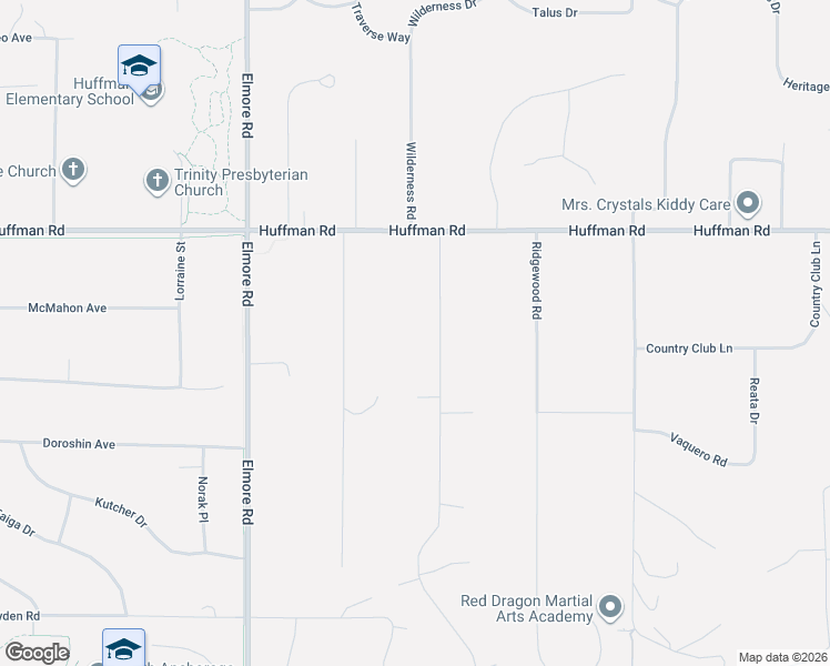 map of restaurants, bars, coffee shops, grocery stores, and more near 12540 Shelburne Road in Anchorage