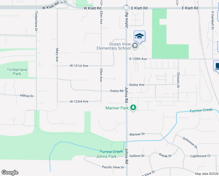 map of restaurants, bars, coffee shops, grocery stores, and more near 151 Pettis Road in Anchorage