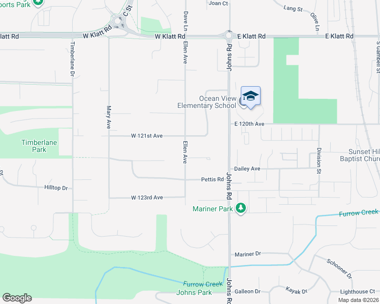map of restaurants, bars, coffee shops, grocery stores, and more near 194 Ocean Park Drive in Anchorage
