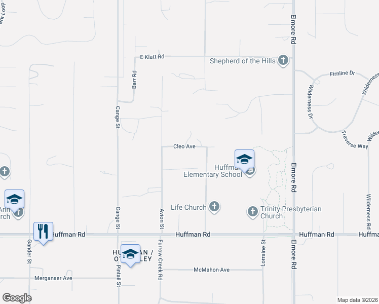map of restaurants, bars, coffee shops, grocery stores, and more near 3701 East 121st Avenue in Anchorage