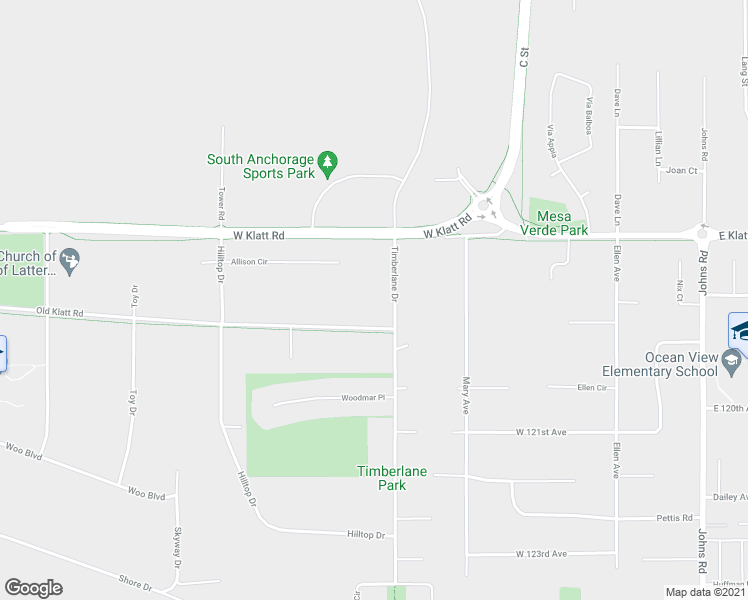 map of restaurants, bars, coffee shops, grocery stores, and more near 741 Old Klatt Road in Anchorage