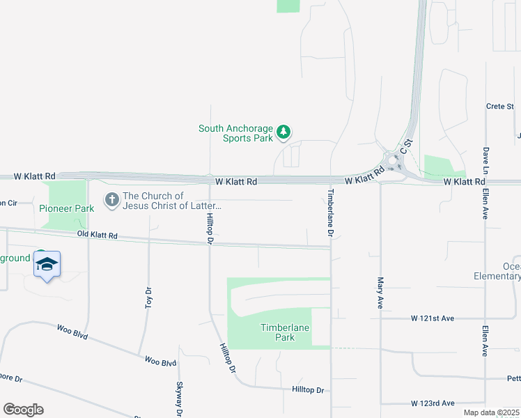 map of restaurants, bars, coffee shops, grocery stores, and more near 910 Allison Circle in Anchorage