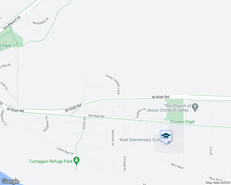 map of restaurants, bars, coffee shops, grocery stores, and more near 1932 Casey Cusack Loop in Anchorage