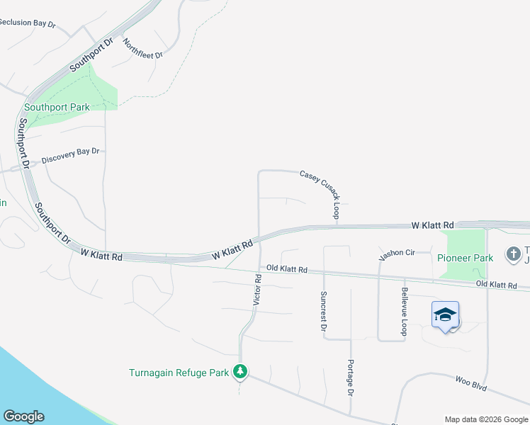 map of restaurants, bars, coffee shops, grocery stores, and more near 2324 Casey Cusack Loop in Anchorage