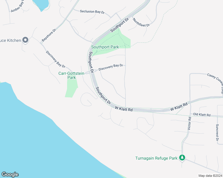 map of restaurants, bars, coffee shops, grocery stores, and more near 11524 Discovery Park Drive in Anchorage