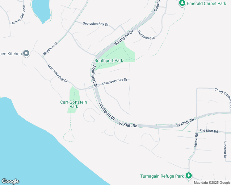 map of restaurants, bars, coffee shops, grocery stores, and more near 11461 Discovery Park Drive in Anchorage