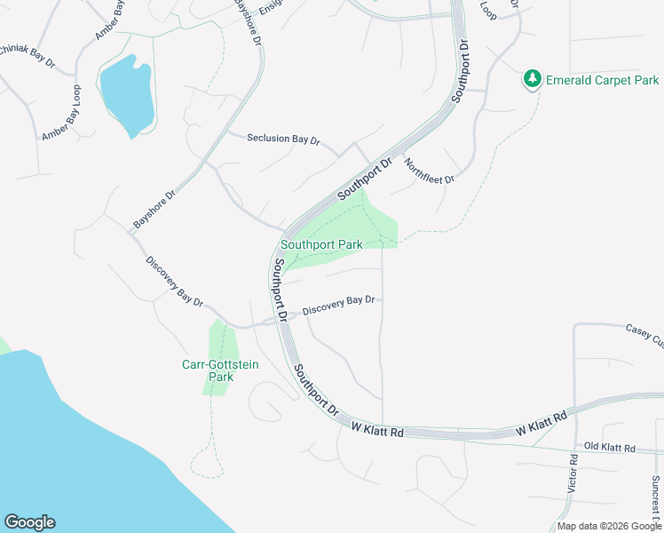map of restaurants, bars, coffee shops, grocery stores, and more near 11305 Discovery View Drive in Anchorage