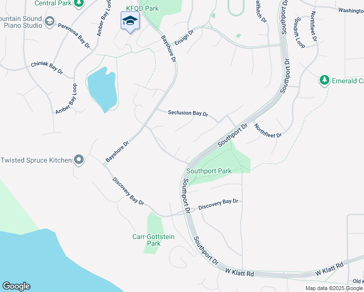 map of restaurants, bars, coffee shops, grocery stores, and more near 2929 Seclusion Cove Drive in Anchorage